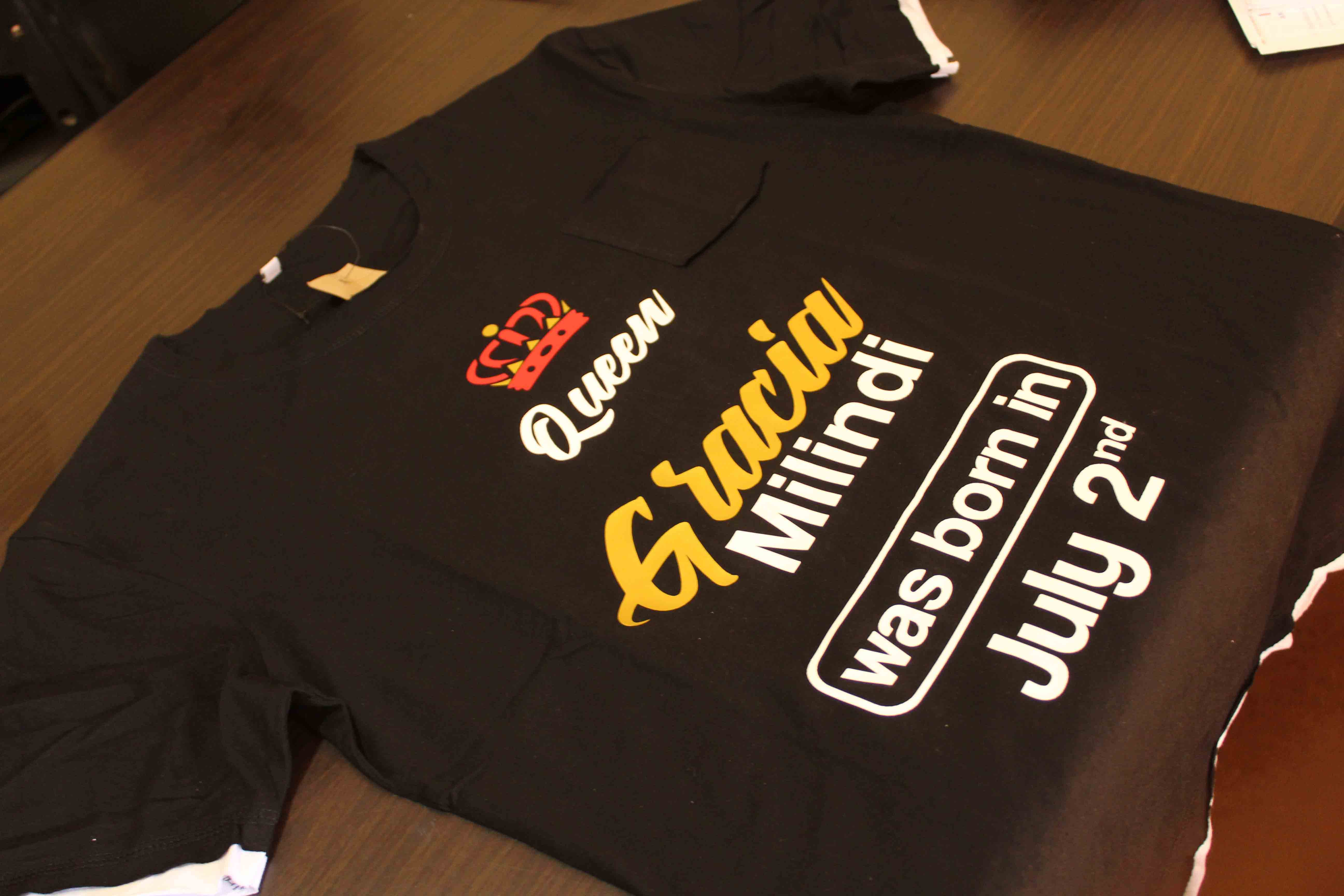 Impression sur t-shirt